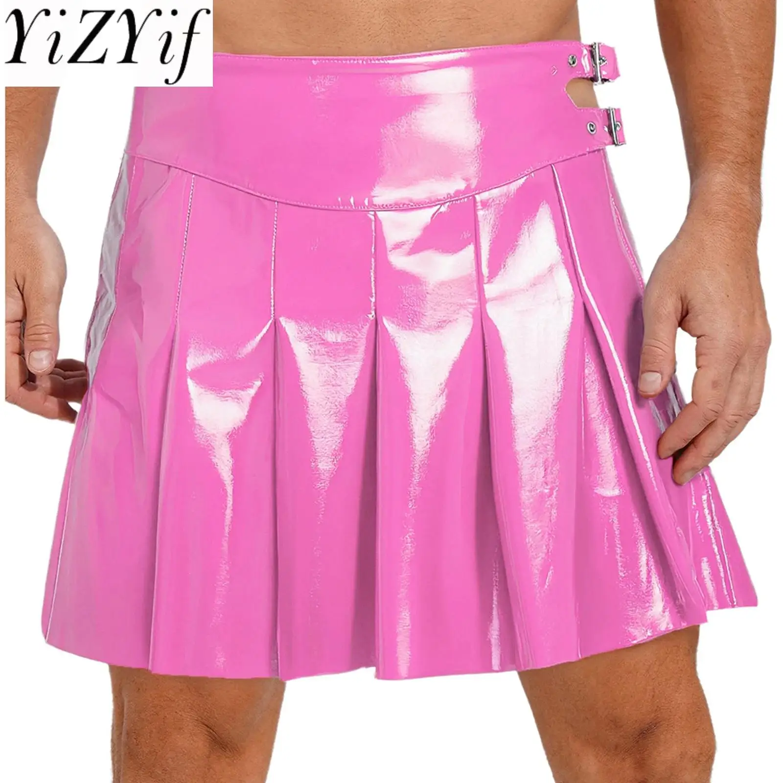 Men Halloween Roman Gladiator PU Pleated Skirt Side Split Knight Warrior Armor Cosplay Performance Skirt for Masquerade Carnival
Men Halloween Roman Gladiator PU Pleated Skirt Side Split Knight Warrior Armor Cosplay Performance Skirt for Masquerade Carnival