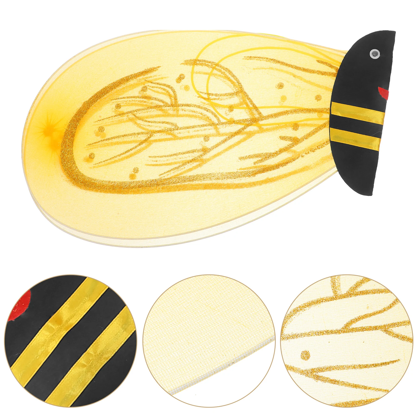 Bee Wings for Kids Cosplay Party Prop Lightweight Cartoon Bee Costume Wing for Girls Boys Stage Performance Photo Decor
Bee Wings for Kids Cosplay Party Prop Lightweight Cartoon Bee Costume Wing for Girls Boys Stage Performance Photo Decor