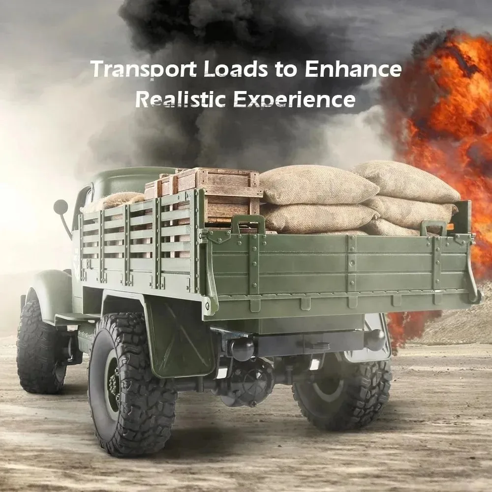 JJRC Q60 1:16 RC Car Simulation THAAD Six Wheel Military Truck Model Off-Road Climbing Children's RC Car Toys Christmas Gift
JJRC Q60 1:16 RC Car Simulation THAAD Six Wheel Military Truck Model Off-Road Climbing Children's RC Car Toys Christmas Gift