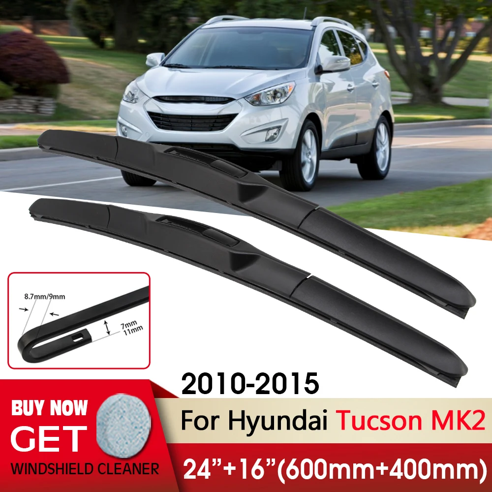 Автотовары Щетки стеклоочистителей стеклоочиститель дворник car wiper blade for Hyundai Tucson MK2 2010-2015 24"+16"
Автотовары Щетки стеклоочистителей стеклоочиститель дворник car wiper blade for Hyundai Tucson MK2 2010-2015 24"+16"