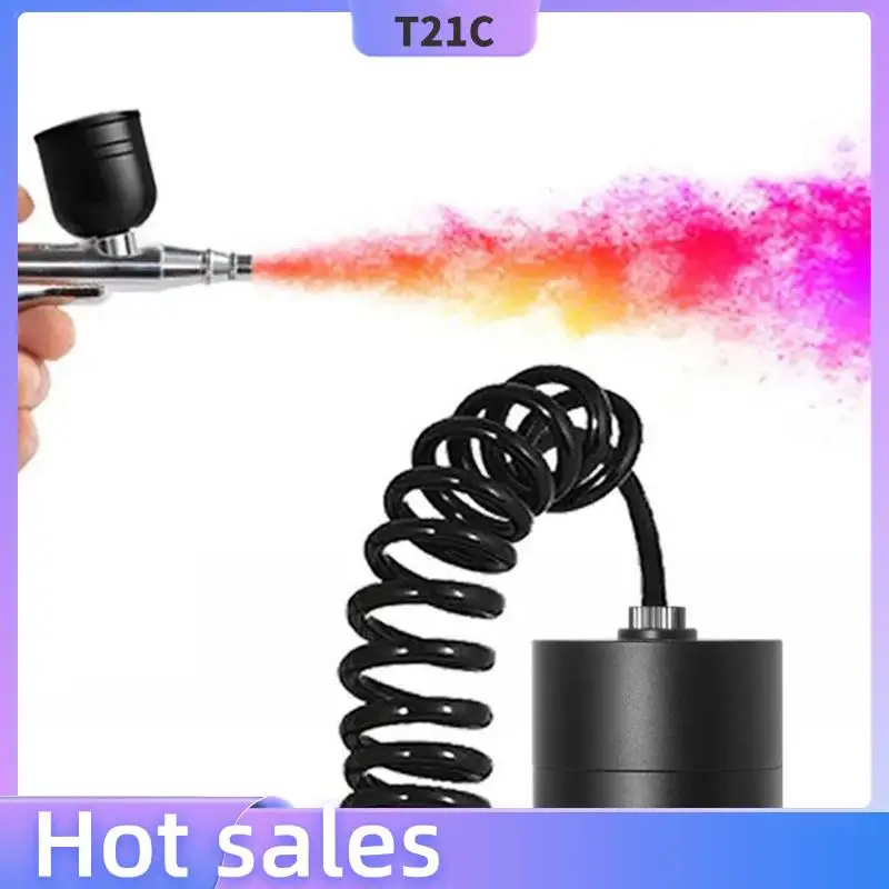 T21C Airbrush Nail With Compressor Portable Airbrush Nail Art Compressor For Nails Cake Painting Crafts Air Brush Nails Spray
T21C Airbrush Nail With Compressor Portable Airbrush Nail Art Compressor For Nails Cake Painting Crafts Air Brush Nails Spray