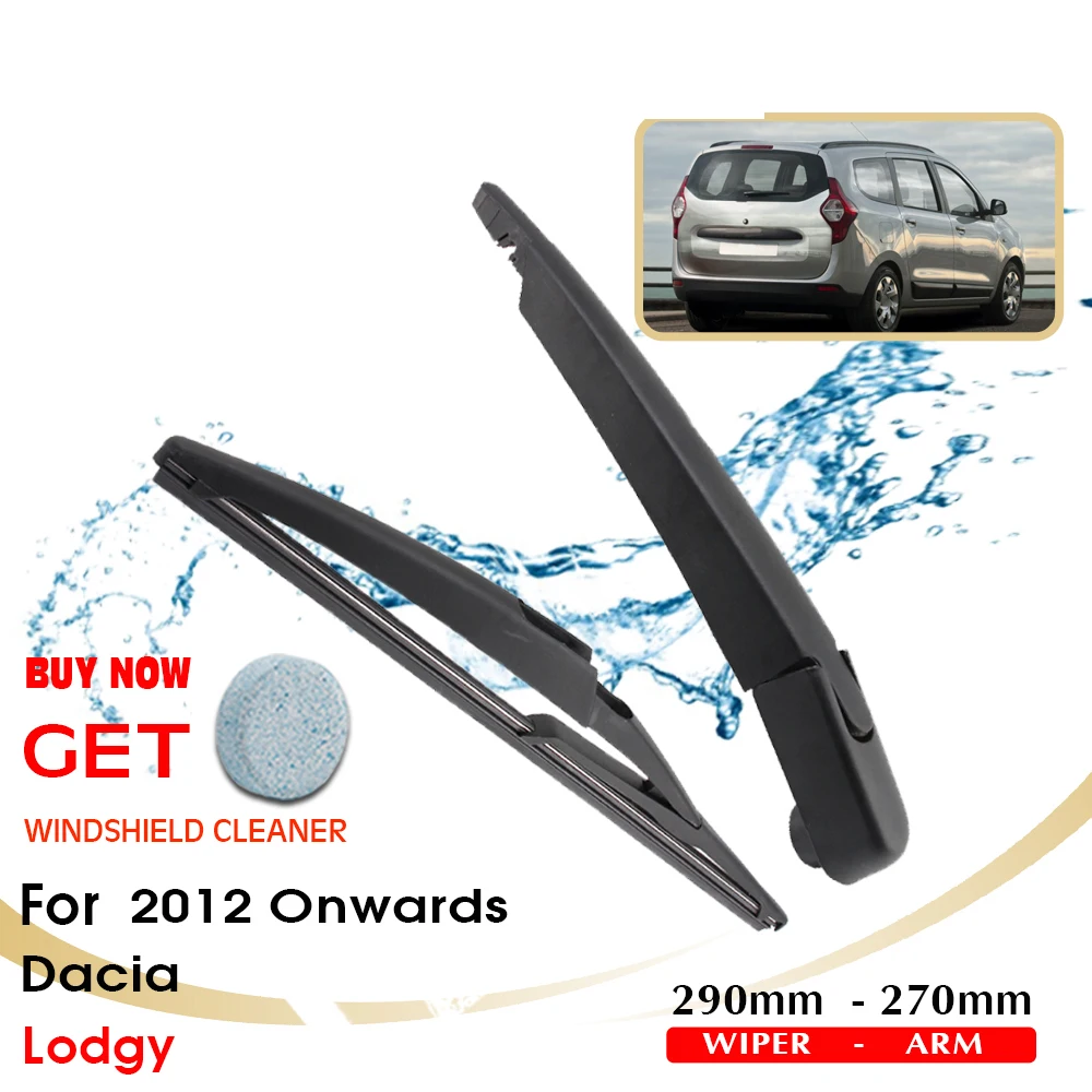 Car Rear Windshield Wiper Arm Blade Brushes For Dacia Lodgy 290mm Windscreen Auto Styling 2012 Onwards
Car Rear Windshield Wiper Arm Blade Brushes For Dacia Lodgy 290mm Windscreen Auto Styling 2012 Onwards
