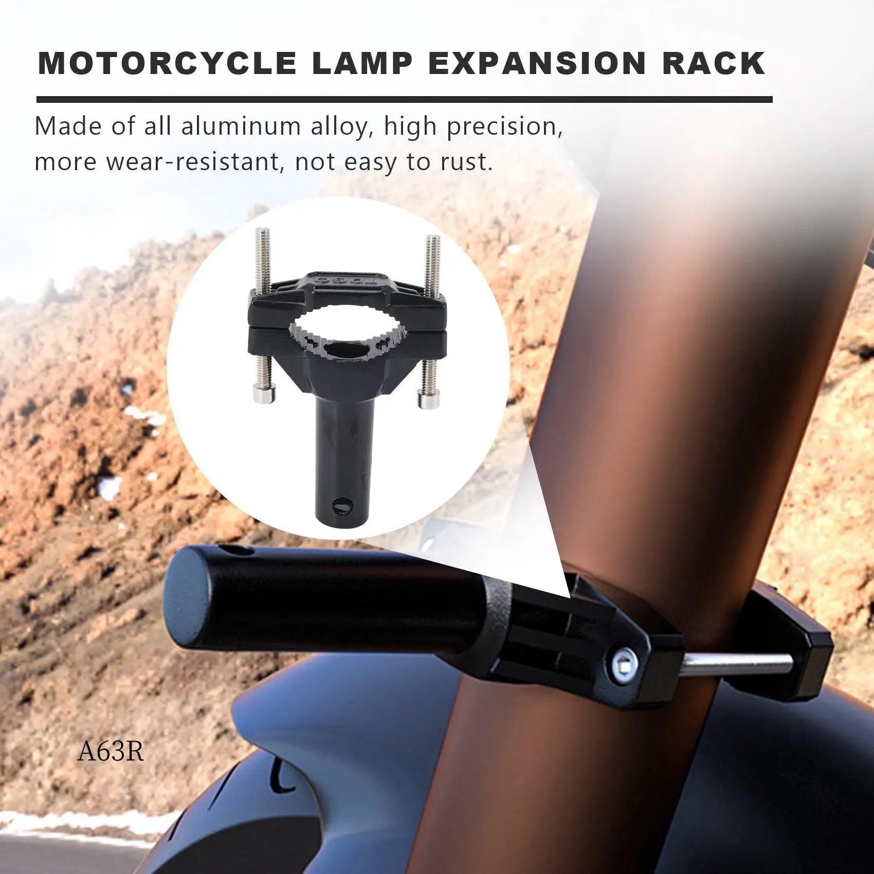 AR-2Pcs Universal Mount Bracket For Motorcycle Bumper Headlight Stand Spotlight Extension Pole Frame Support Bracket
AR-2Pcs Universal Mount Bracket For Motorcycle Bumper Headlight Stand Spotlight Extension Pole Frame Support Bracket