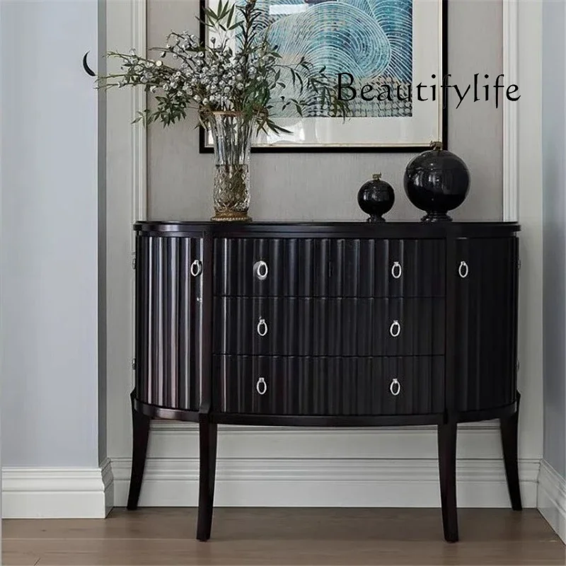 French solid wood foyer cabinet decoration post-modern bedroom chest cabinet American light luxury entrance cabinet neoclassical
French solid wood foyer cabinet decoration post-modern bedroom chest cabinet American light luxury entrance cabinet neoclassical