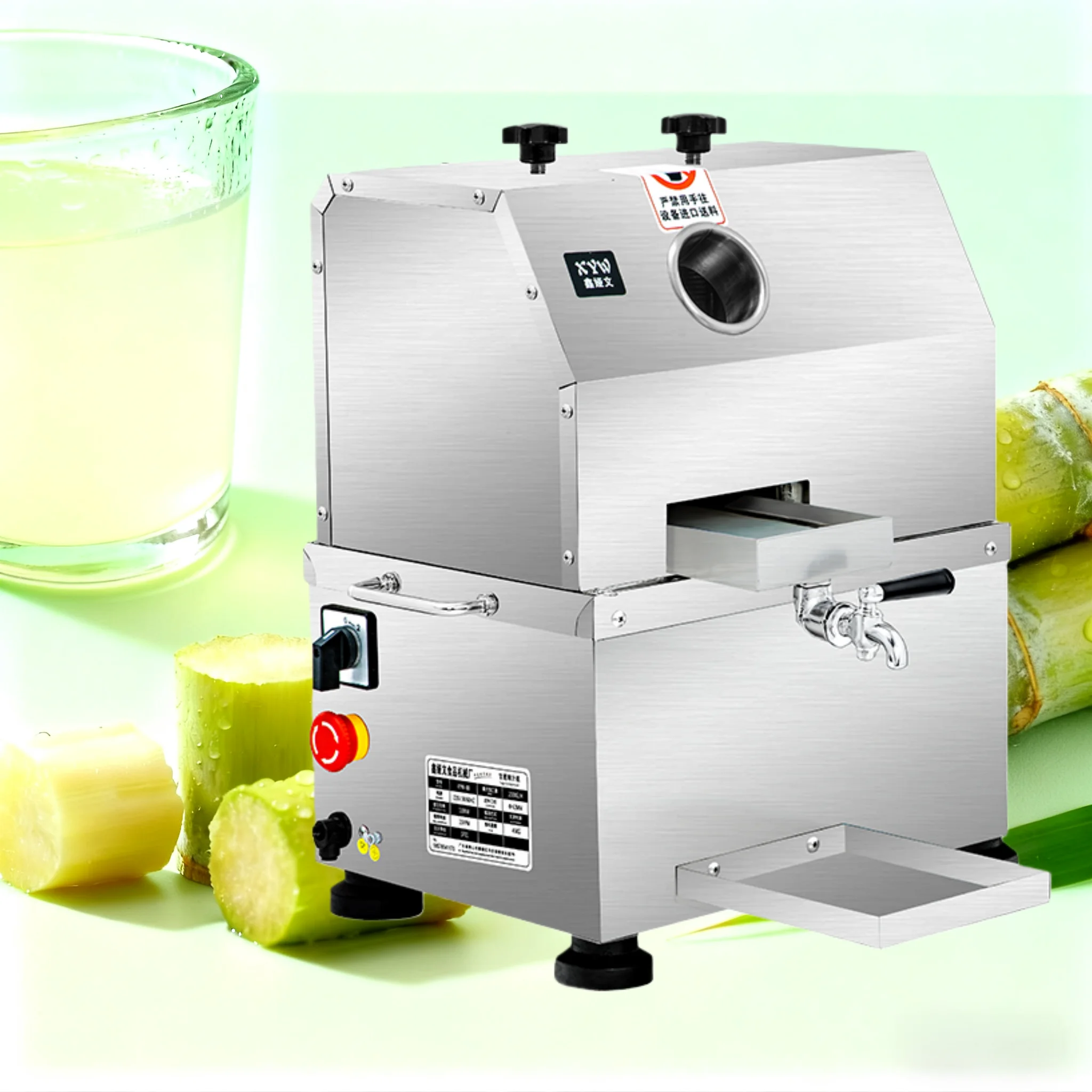 For Kitchen,Dining & Bar Stainless Steel High Efficiency 300KG/H Sugarcane Juicer Machine Electric with Motor
For Kitchen,Dining & Bar Stainless Steel High Efficiency 300KG/H Sugarcane Juicer Machine Electric with Motor