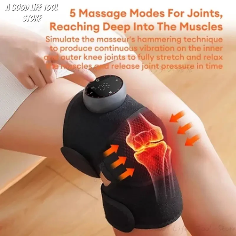 Deep Muscle Relief Electric Knee Massager Breathable 5 Temp Levels Cordless Heated Knee Brace 3 Modes
Deep Muscle Relief Electric Knee Massager Breathable 5 Temp Levels Cordless Heated Knee Brace 3 Modes
