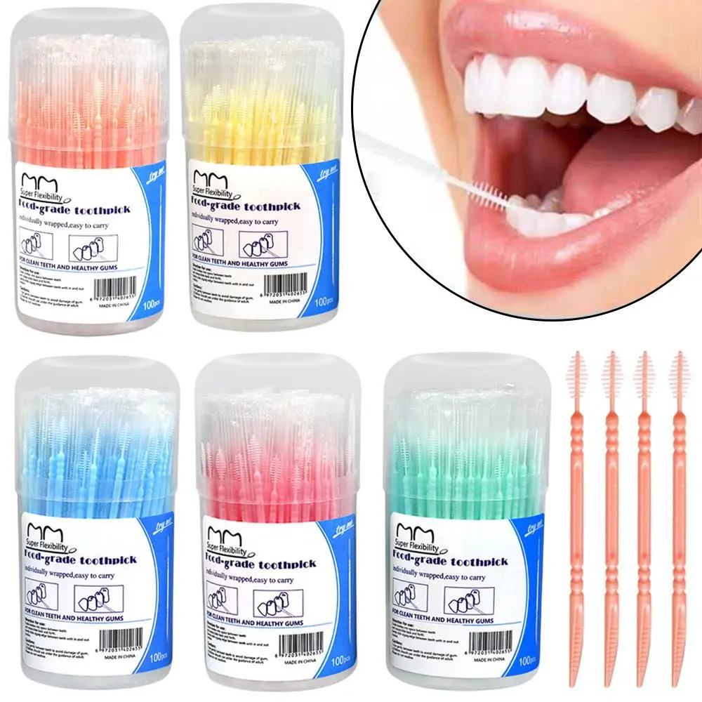 Plastics Floss Disposable Toothpick Teeth Cleaning Items Interdental Brush Oral Care Supplies Double-Headed Teeth Dental Floss
Plastics Floss Disposable Toothpick Teeth Cleaning Items Interdental Brush Oral Care Supplies Double-Headed Teeth Dental Floss