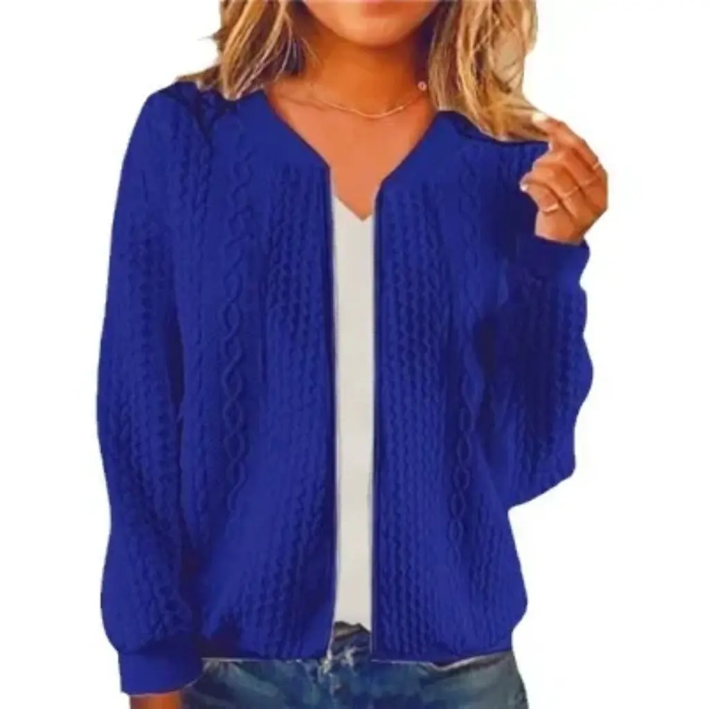 Women's Autumn Comfortable Loose Jacquard Stand Collar Zipper Top Baseball Uniform Fashionable European And American Style
Women's Autumn Comfortable Loose Jacquard Stand Collar Zipper Top Baseball Uniform Fashionable European And American Style