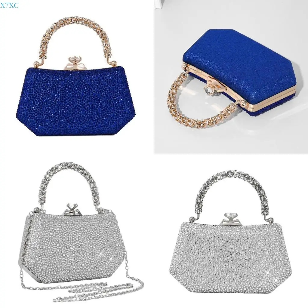 X7XC Sophisticated Rhinestones Embellished Evening Bag Spacious Interior Handbag For Essential For Fashionable Women
X7XC Sophisticated Rhinestones Embellished Evening Bag Spacious Interior Handbag For Essential For Fashionable Women
