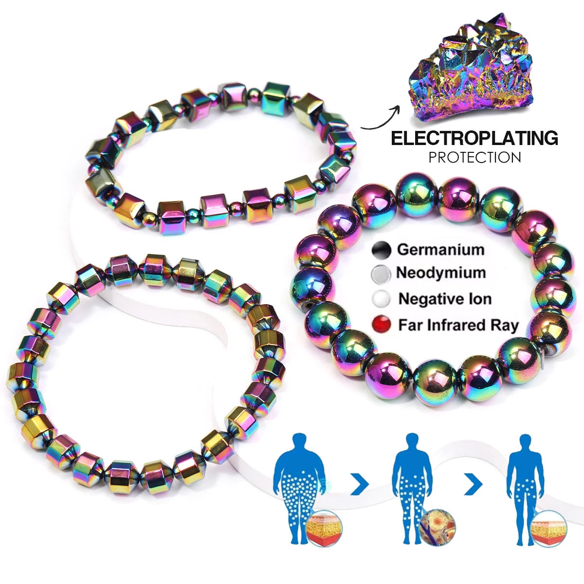 Fashion Weight Loss Black Stone Bracelet Beads Burning Fat Magnetic Therapy Slimming Bracelet Body Shaping for Men Women
Fashion Weight Loss Black Stone Bracelet Beads Burning Fat Magnetic Therapy Slimming Bracelet Body Shaping for Men Women