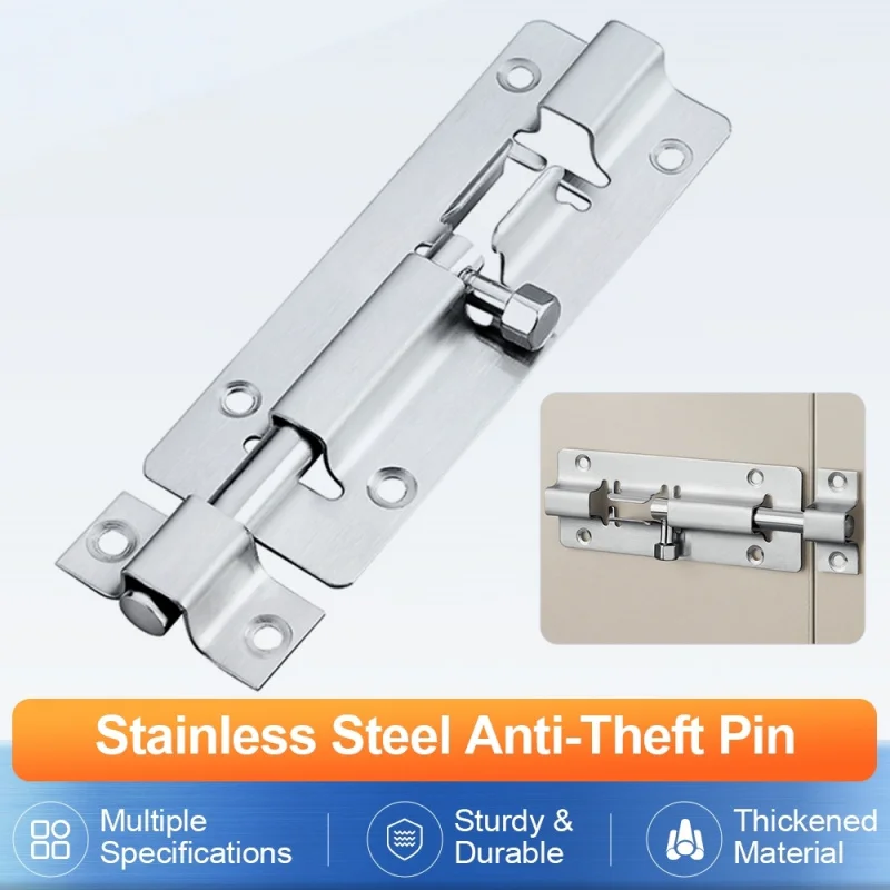 Home Hardware Stainless Steel Door Security Lock Buckle Window Latch, Heavy Duty Thickened Sliding Gate Tower Bolts Latch Catch
Home Hardware Stainless Steel Door Security Lock Buckle Window Latch, Heavy Duty Thickened Sliding Gate Tower Bolts Latch Catch