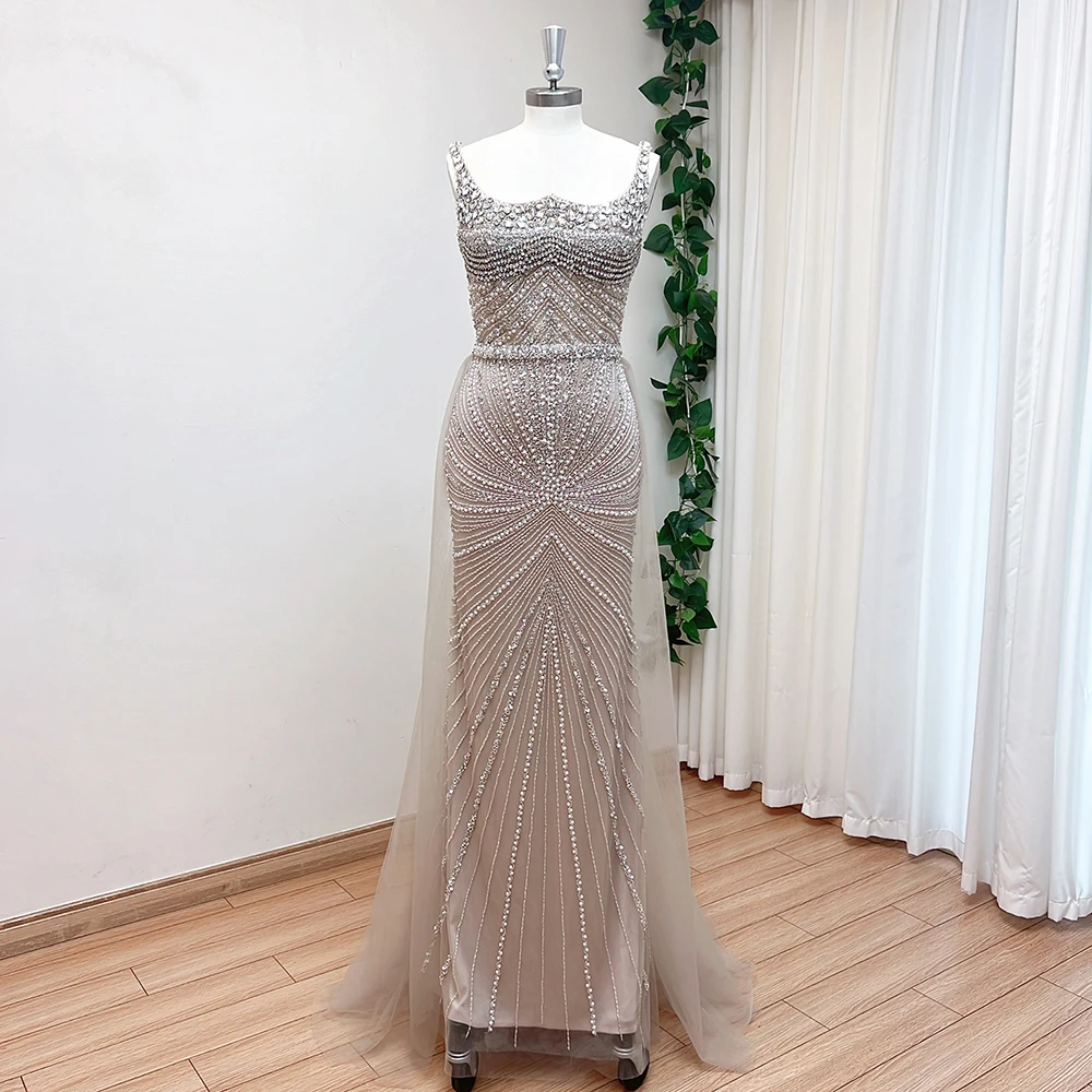 Alinovia Luxury Crystals Mermaid Evening Dress for Women with Detachable Skirt 2025 Formal Prom Wedding Party Gown Customized
Alinovia Luxury Crystals Mermaid Evening Dress for Women with Detachable Skirt 2025 Formal Prom Wedding Party Gown Customized