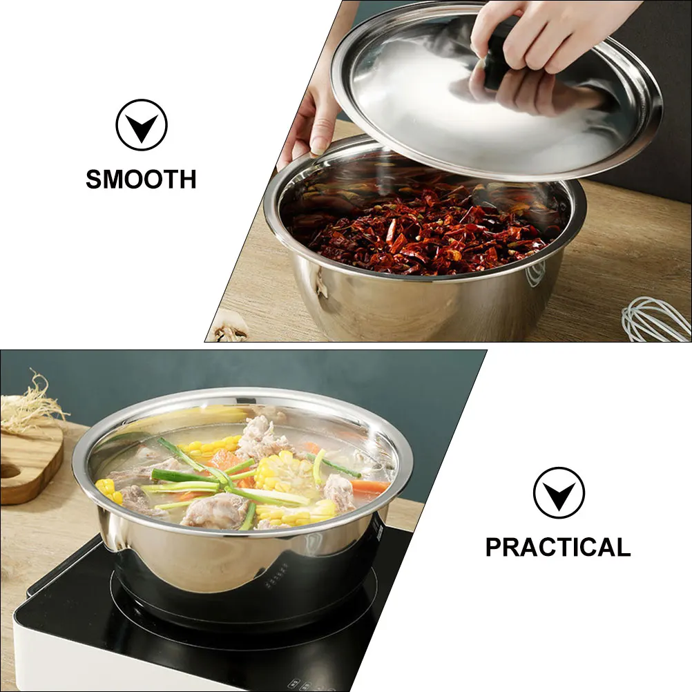 Stainless Steel Soup Basin 20L Large Capacity Dustproof Lid Vegetable Washing Bowl Food Storage Kitchen for Home
Stainless Steel Soup Basin 20L Large Capacity Dustproof Lid Vegetable Washing Bowl Food Storage Kitchen for Home
