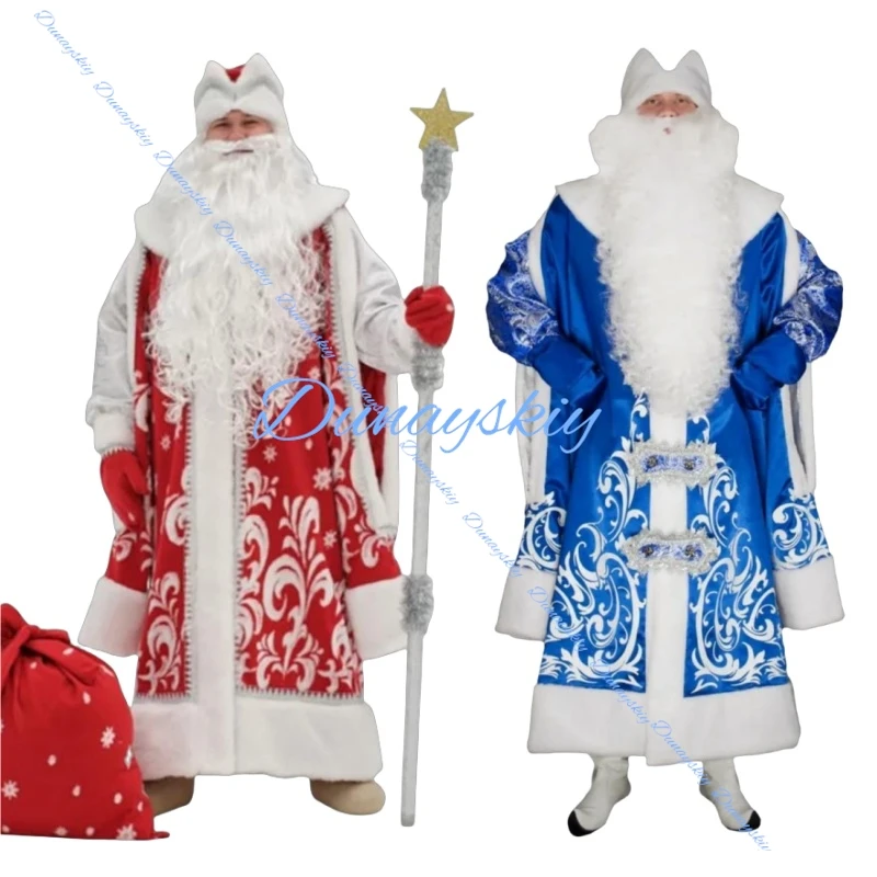 Christmas Santa Claus Cosplay Costume Classic Red Deluxe Velvet Xmas Men Santa Claus Disguise Suit Christmas New Year Party
Christmas Santa Claus Cosplay Costume Classic Red Deluxe Velvet Xmas Men Santa Claus Disguise Suit Christmas New Year Party