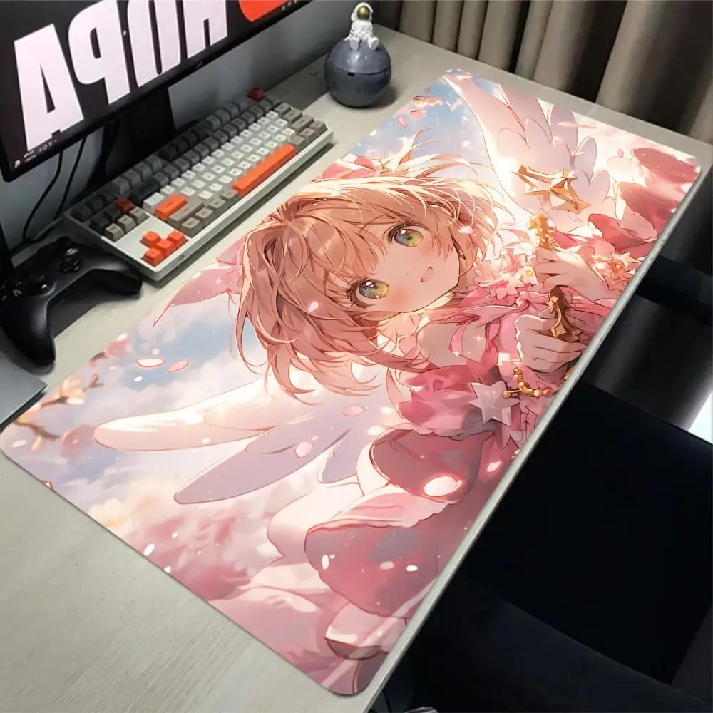 Anime Sakura Gaming table mat Anti-slip Rubber mouse mat Computer Gamer Desk Mat Stitched Edge Large Kuro card Gaming Mousepad
Anime Sakura Gaming table mat Anti-slip Rubber mouse mat Computer Gamer Desk Mat Stitched Edge Large Kuro card Gaming Mousepad