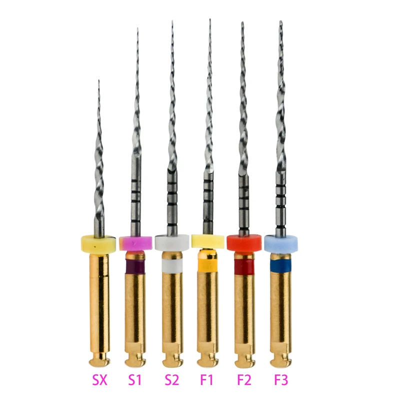 6PCS/Box Dental Endo Root Files SX-F3 Rotary NiTi Alloy File Root Canal Therapy Engine Use Machine Taper Universal Tools
6PCS/Box Dental Endo Root Files SX-F3 Rotary NiTi Alloy File Root Canal Therapy Engine Use Machine Taper Universal Tools