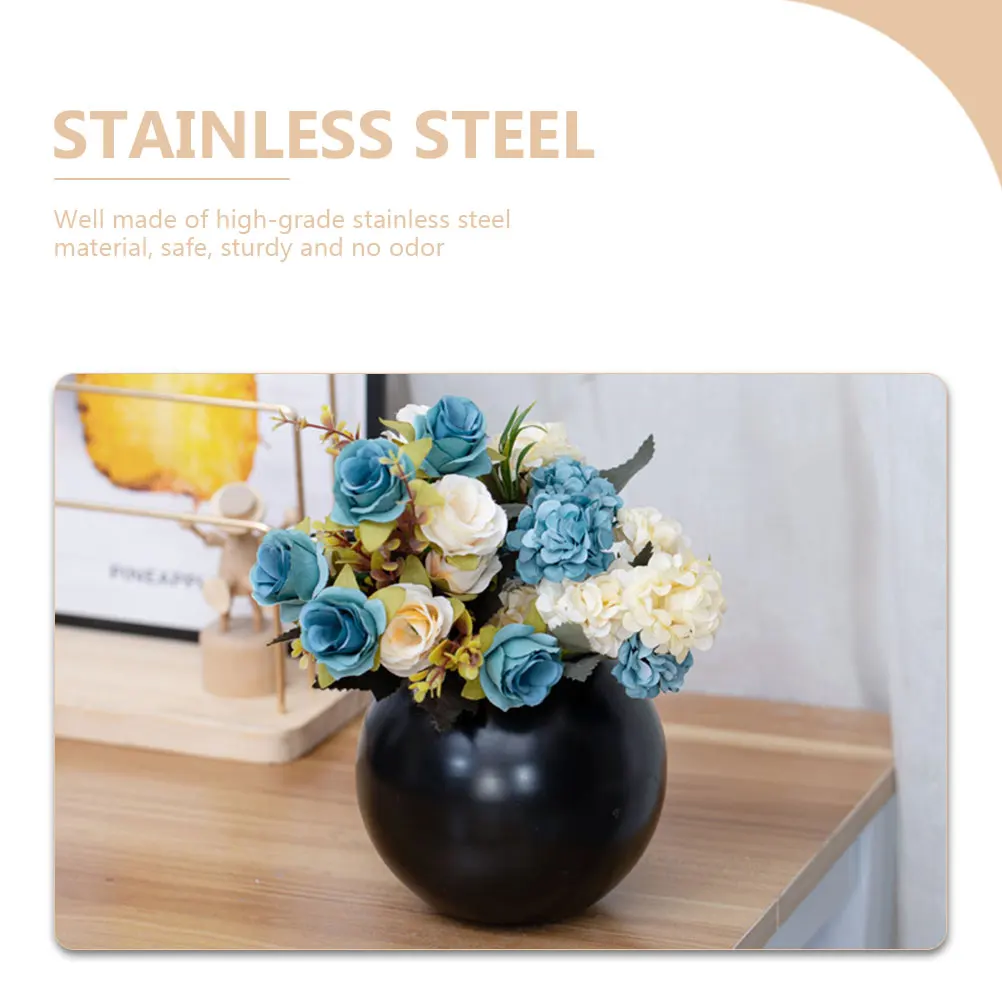 Vase Ornaments for Flowers Decor Arrangement Stainless Steel Tabletop Small Dried Arrangements Stylish
Vase Ornaments for Flowers Decor Arrangement Stainless Steel Tabletop Small Dried Arrangements Stylish