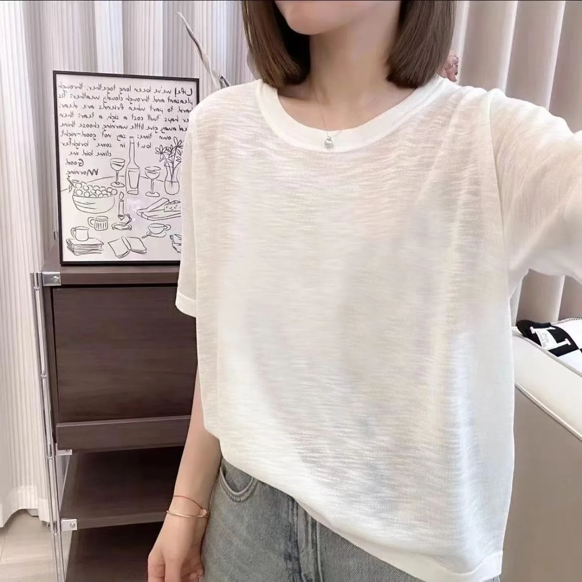 Fashionable Trendy Women's plus Size Short Sleeve T-Shirt Loose Base Shirt Print Top Spring Summer New Arrival Artistic Commu...
Fashionable Trendy Women's plus Size Short Sleeve T-Shirt Loose Base Shirt Print Top Spring Summer New Arrival Artistic Commu...