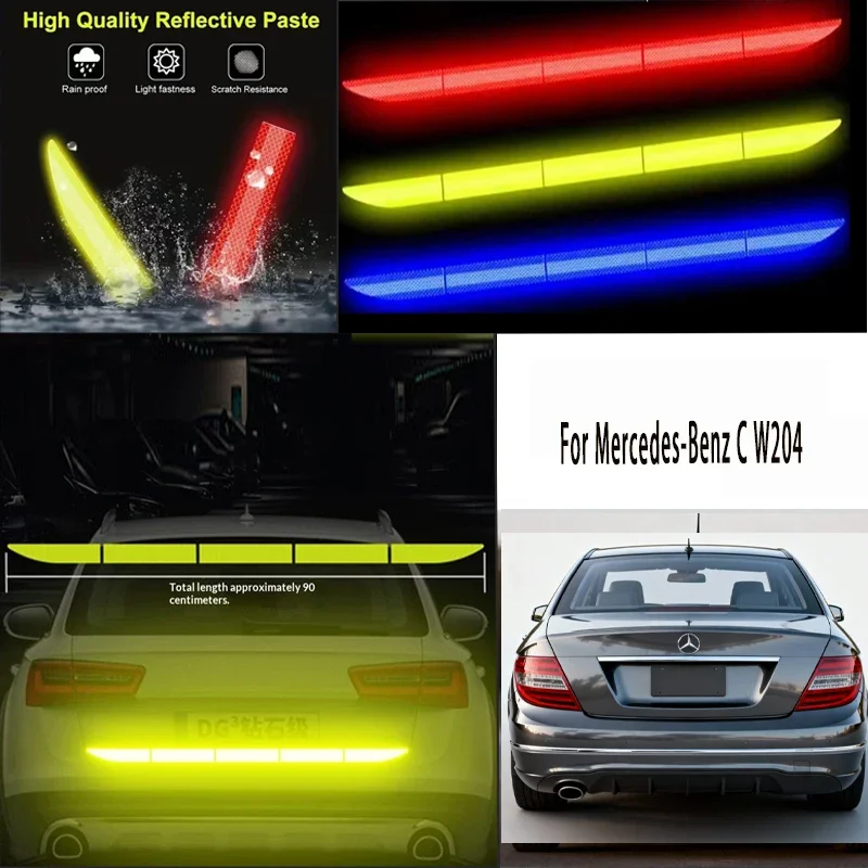 For Mercedes-Benz C W204 1pcs Reflective Warning Safety Tape-Car Trunk Anti-Collision
For Mercedes-Benz C W204 1pcs Reflective Warning Safety Tape-Car Trunk Anti-Collision
