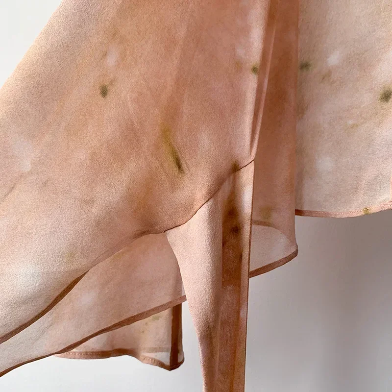 2023 Autumn New Star Silk Belt Jacket Thin Georgette button-down long sleeve woman's shirt
2023 Autumn New Star Silk Belt Jacket Thin Georgette button-down long sleeve woman's shirt