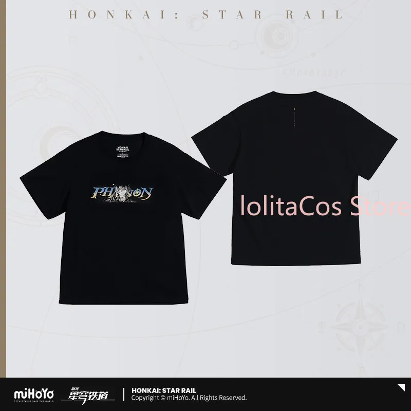 Genuine Official Honkai:Star Rail Phainon Evanescia Cyrene Firefly T-Shirt Cartoon Printed Top Summer Cosplay Outfit Unisex Gift
Genuine Official Honkai:Star Rail Phainon Evanescia Cyrene Firefly T-Shirt Cartoon Printed Top Summer Cosplay Outfit Unisex Gift