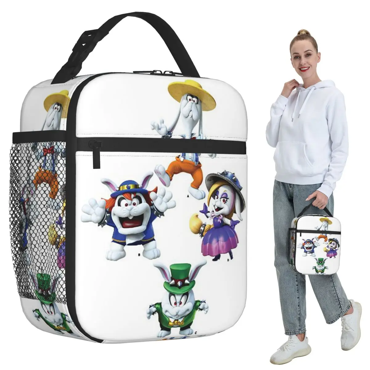 The Broodals Super Videogames Video Games Switch Insulated Lunch Bag for Kids School Cooler Thermal Food Box Tote Lunch Boxes
The Broodals Super Videogames Video Games Switch Insulated Lunch Bag for Kids School Cooler Thermal Food Box Tote Lunch Boxes