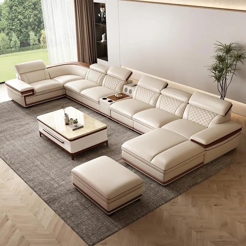 The first layer of cowhide household living room KTV villa large apartment U-shaped corner princess combination sofa
The first layer of cowhide household living room KTV villa large apartment U-shaped corner princess combination sofa