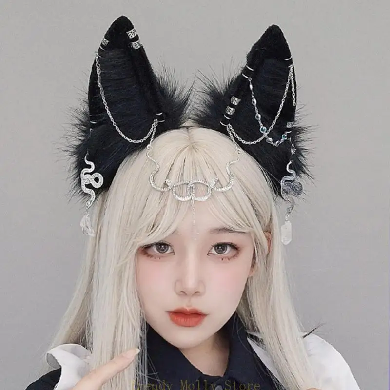 N5KB Furry Cosplay Party Anime Cosplay Halloween Cartoon Snake Ролевая игра реквизит Wolf-Ears Halloween Party Play
N5KB Furry Cosplay Party Anime Cosplay Halloween Cartoon Snake Ролевая игра реквизит Wolf-Ears Halloween Party Play
