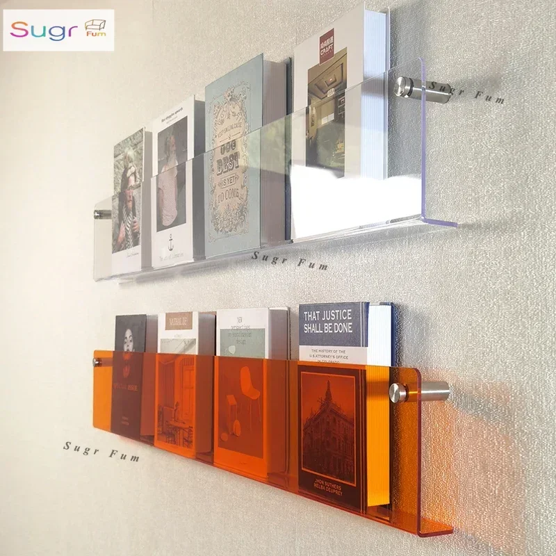 Acrylic Creative Wall Hanging Bookshelf Wall Shelf Transparent Picture Book Shelf Magazine Shelf Wall Decoration Storage Display
Acrylic Creative Wall Hanging Bookshelf Wall Shelf Transparent Picture Book Shelf Magazine Shelf Wall Decoration Storage Display