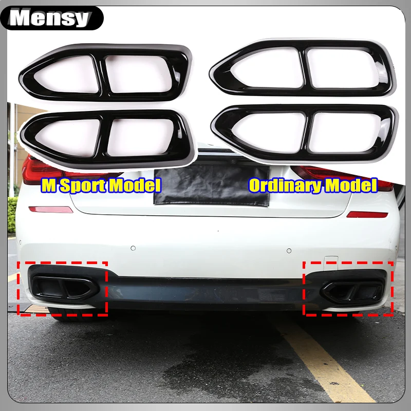 2Pcs Glossy Black Steel Car Exhaust Muffler Pipe Tip Cover Trim For BMW 7 Series F01 G11 G12 730 740 750li 2009-2022 Accessories
2Pcs Glossy Black Steel Car Exhaust Muffler Pipe Tip Cover Trim For BMW 7 Series F01 G11 G12 730 740 750li 2009-2022 Accessories