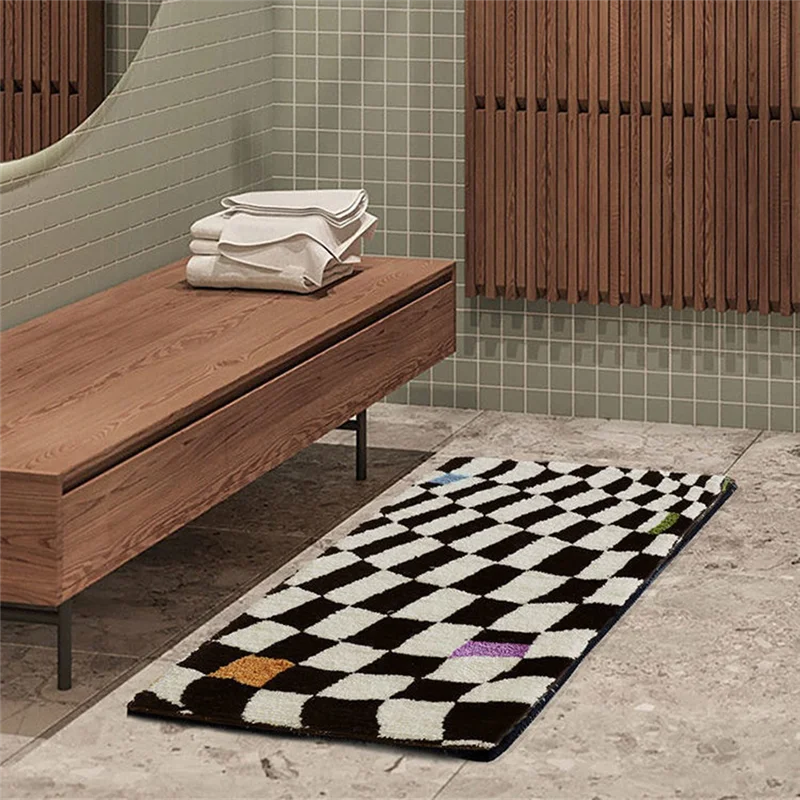 A52Z Top Flower Bath Mats Soft Plush Checkerboard Grids Soft Floral Bathroom Carpet Bedside Carpet Decor Anti Slip Floor Mat
A52Z Top Flower Bath Mats Soft Plush Checkerboard Grids Soft Floral Bathroom Carpet Bedside Carpet Decor Anti Slip Floor Mat