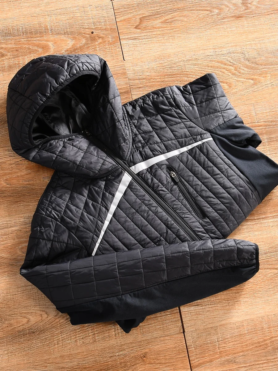 Lightweight Warmth Retention Men's Cotton Jacket Hooded Thin Autumn Winter Fashion Daily Casual Nylon Fiber Standard Fit Coat
Lightweight Warmth Retention Men's Cotton Jacket Hooded Thin Autumn Winter Fashion Daily Casual Nylon Fiber Standard Fit Coat