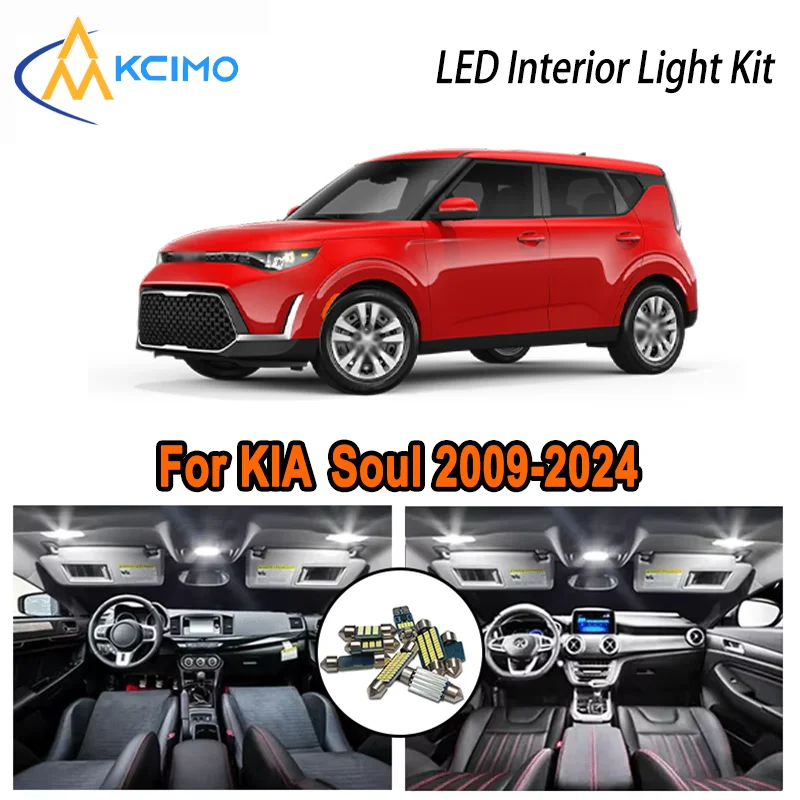 For KIA Soul 2009-2024 2017 2018 2019 2020 2021 2022 2023 LED Interior Dome Map Trunk Light Kit Car Led Lamps Canbus No Error
For KIA Soul 2009-2024 2017 2018 2019 2020 2021 2022 2023 LED Interior Dome Map Trunk Light Kit Car Led Lamps Canbus No Error