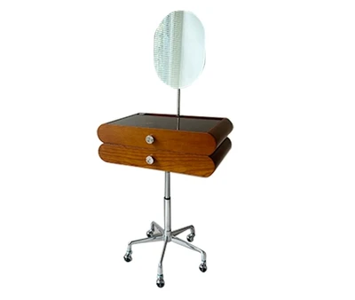 Movable dressing table with cosmetic mirror integrated dressing table home bedroom dressing table retro
Movable dressing table with cosmetic mirror integrated dressing table home bedroom dressing table retro