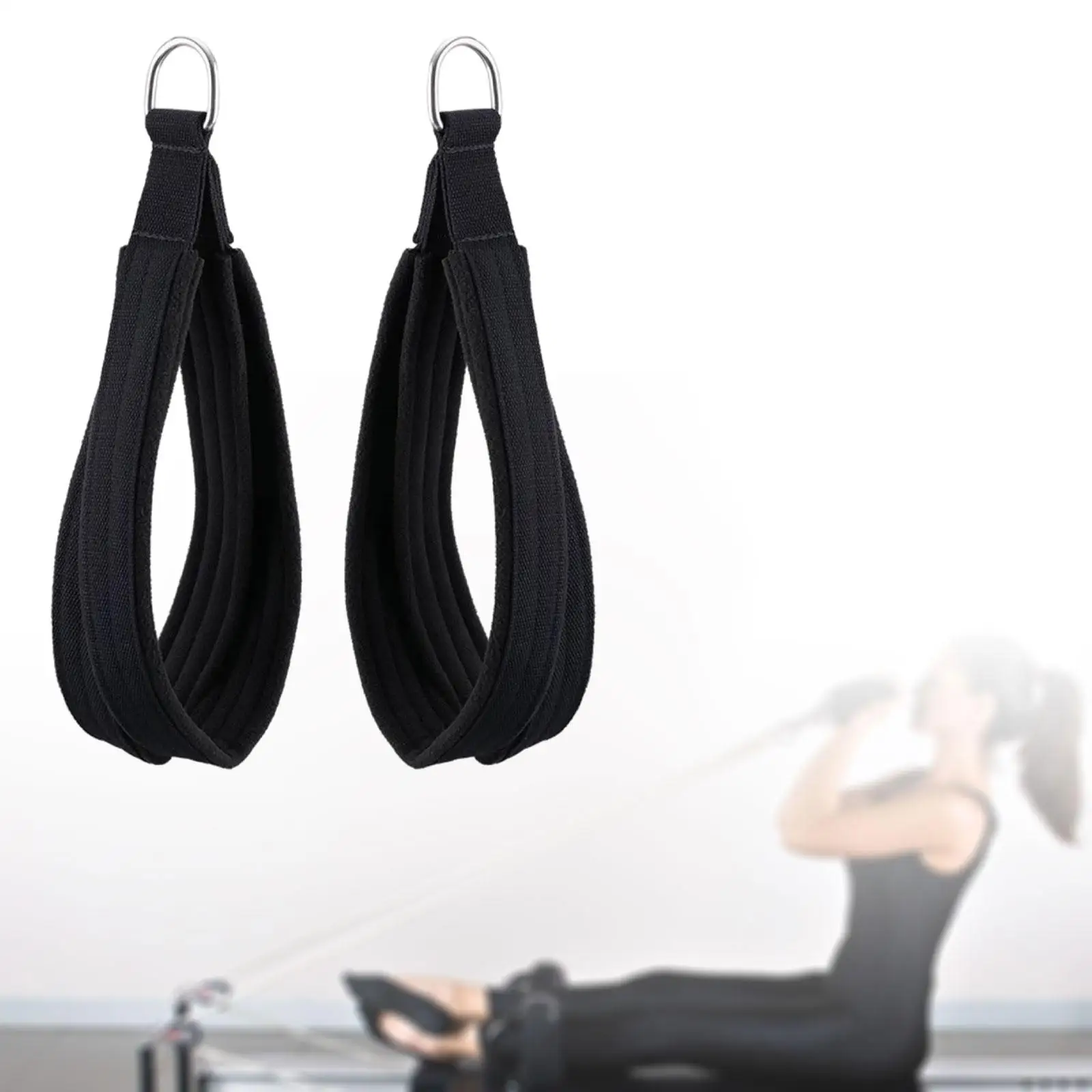 2 ремня с двойной петлей D-образного кольца для улучшения мягких ремней для пилатеса Reformer
2 ремня с двойной петлей D-образного кольца для улучшения мягких ремней для пилатеса Reformer