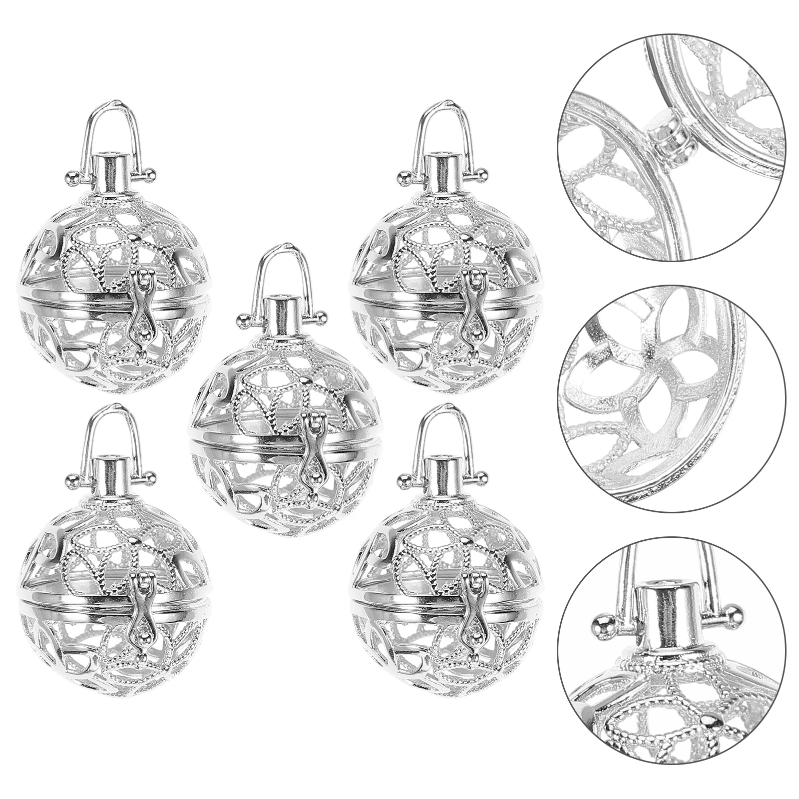 5pcs Aromatherapy Necklace Diffuser Locket Essential Oil Hollow Flower Changeable Color Balls Trendy Gift Pregnant Woman
5pcs Aromatherapy Necklace Diffuser Locket Essential Oil Hollow Flower Changeable Color Balls Trendy Gift Pregnant Woman