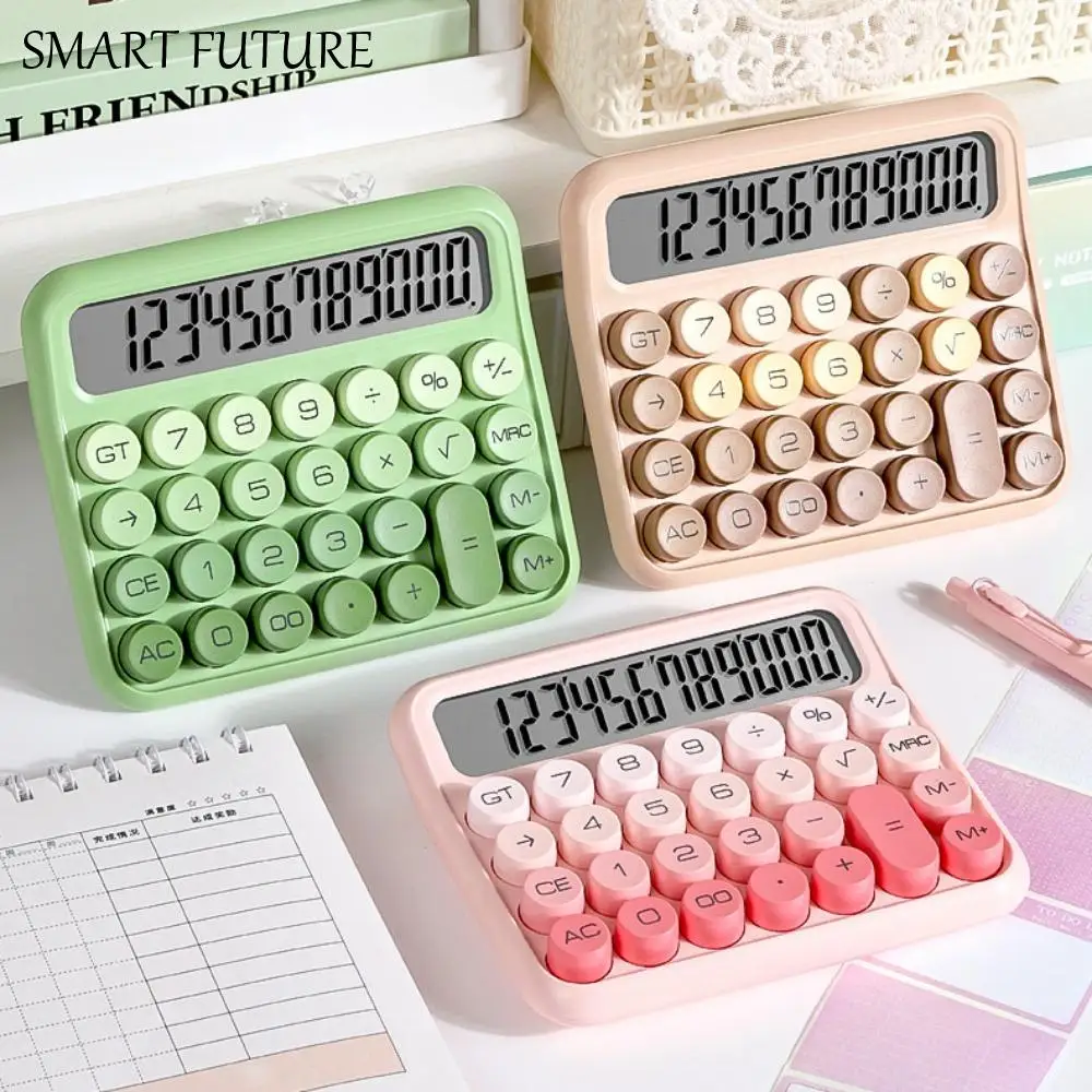 Mechanical Buttons Retro Typewriter Calculator Large Screen Stationery Vintage Gradient Color Calculator 12 Digit Colorful
Mechanical Buttons Retro Typewriter Calculator Large Screen Stationery Vintage Gradient Color Calculator 12 Digit Colorful