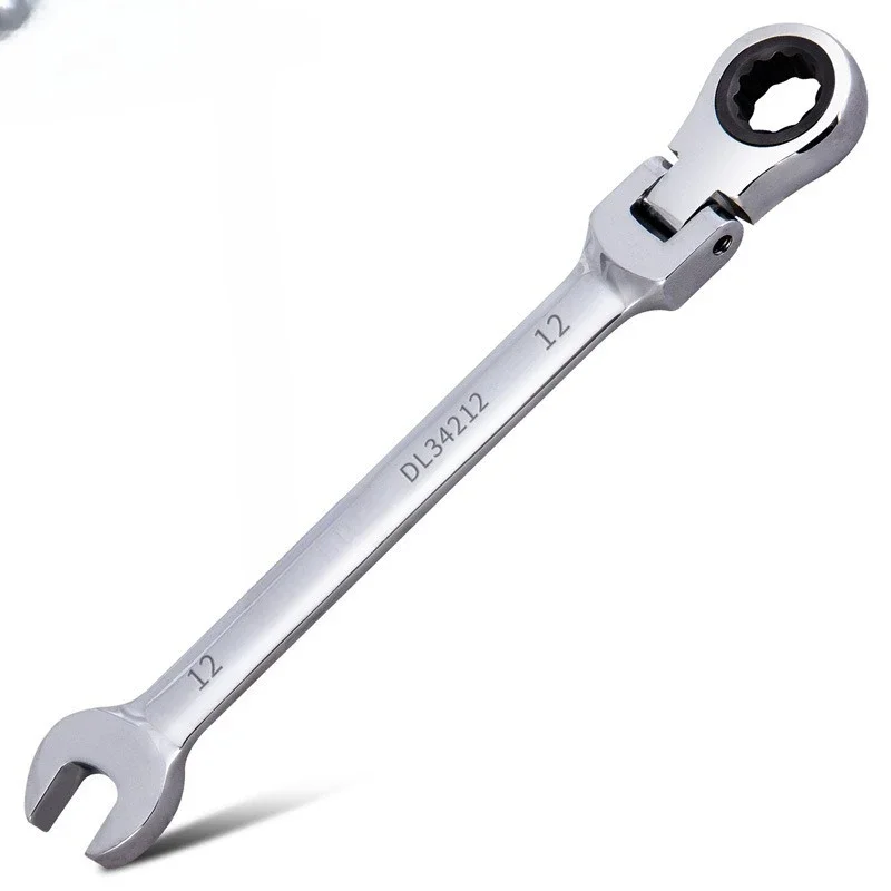 DL34212 movable head ratchet wrench 12mm plum open dual-purpose gear twist
DL34212 movable head ratchet wrench 12mm plum open dual-purpose gear twist