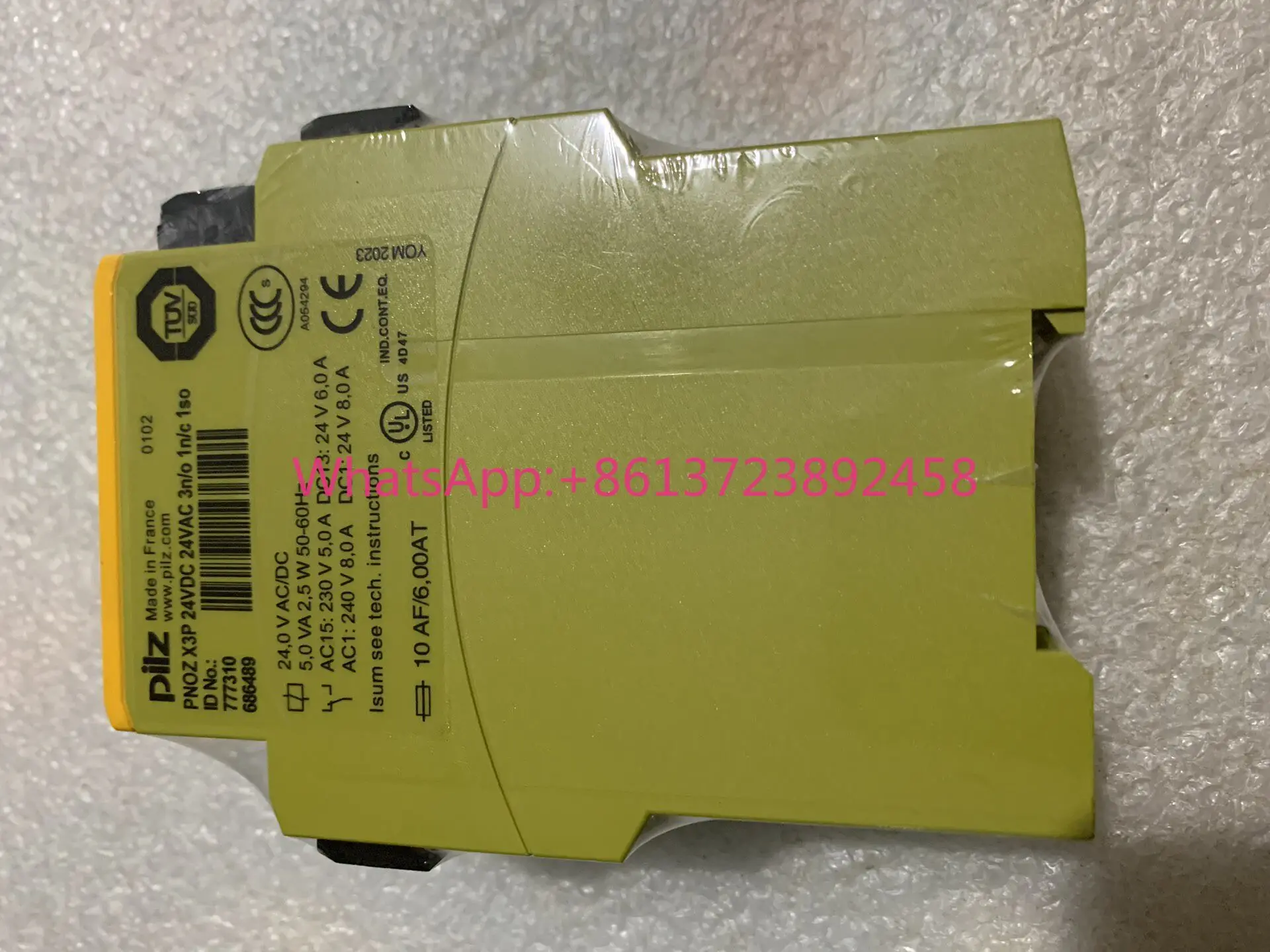Model 777310 Pilz PILZ Safety Relay PNOZ X3P, Model 777310, 24V AC/DC High Quality
Model 777310 Pilz PILZ Safety Relay PNOZ X3P, Model 777310, 24V AC/DC High Quality