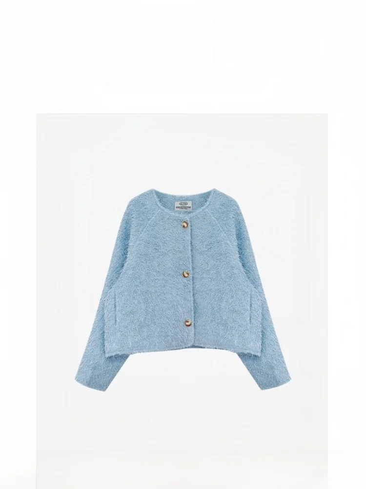 TheBarnnet Soft Loose round Ne Woolen ort Coat Luxury Faion Woolen Tweed Feel Women's Jaet Thiened Long Sve Coat
TheBarnnet Soft Loose round Ne Woolen ort Coat Luxury Faion Woolen Tweed Feel Women's Jaet Thiened Long Sve Coat