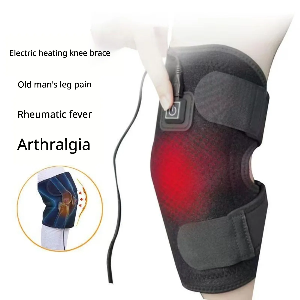 Heated Knee Brace with 3 Temperature Settings, USB Powered Heating Knee Wrap for Pain Relief & Recovery
Heated Knee Brace with 3 Temperature Settings, USB Powered Heating Knee Wrap for Pain Relief & Recovery