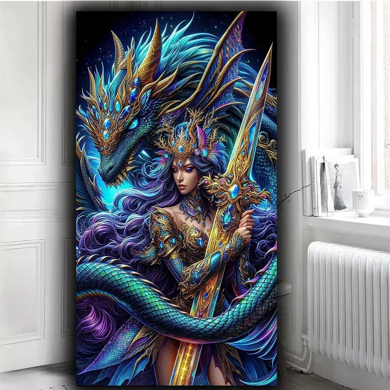 Набор для алмазной вышивки DIY: Женщина-дракон, королева, украшения. Наборы для вышивания крестиком. Алмазная мозаика из кристаллов, полный квадратный/круглый бриллиант. Декор для дома.
Набор для алмазной вышивки DIY: Женщина-дракон, королева, украшения. Наборы для вышивания крестиком. Алмазная мозаика из кристаллов, полный квадратный/круглый бриллиант. Декор для дома.