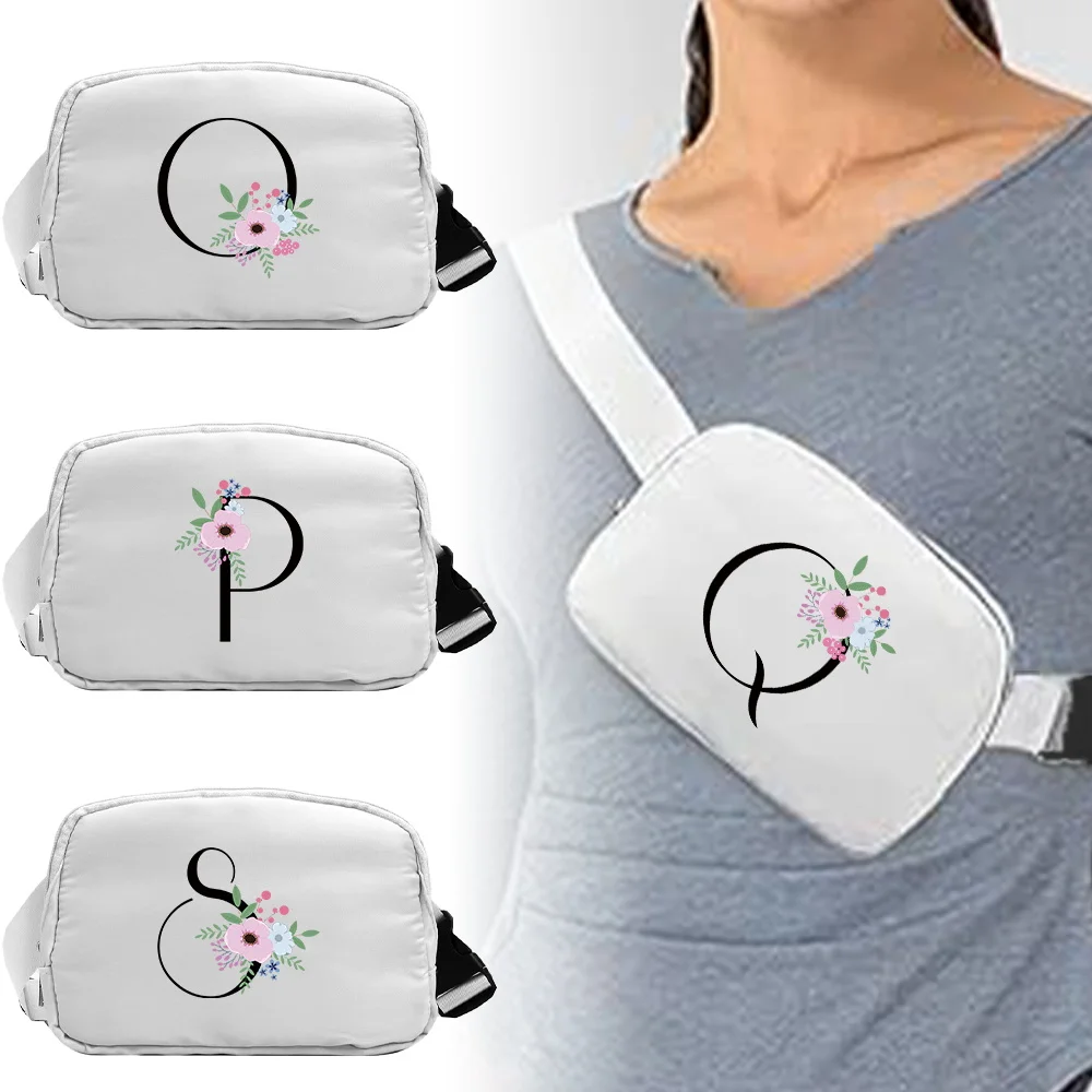 Understated Neutral Tone Waist Bag flower and black Letter Series with Quick Release Buckle and Compact Form Factor Waist Packs
Understated Neutral Tone Waist Bag flower and black Letter Series with Quick Release Buckle and Compact Form Factor Waist Packs