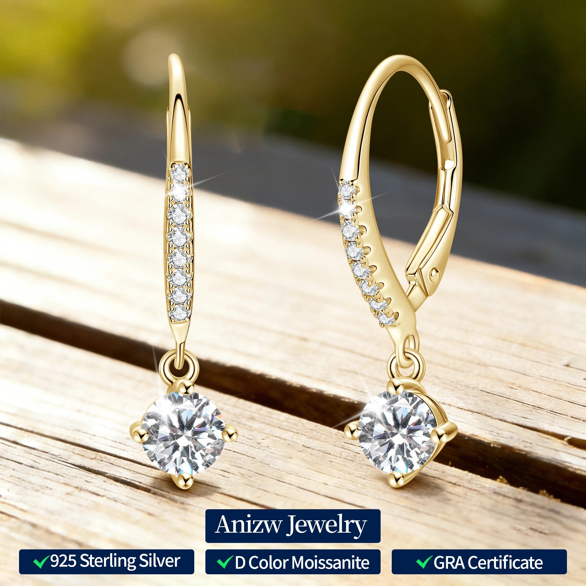 Anziw S925 5mm 0.5CT D Moissanite Drop Earrings Hoop for Women 925 Silver Classic Clip Earrings Fine Jewelry Daily Wear 2025 New
Anziw S925 5mm 0.5CT D Moissanite Drop Earrings Hoop for Women 925 Silver Classic Clip Earrings Fine Jewelry Daily Wear 2025 New