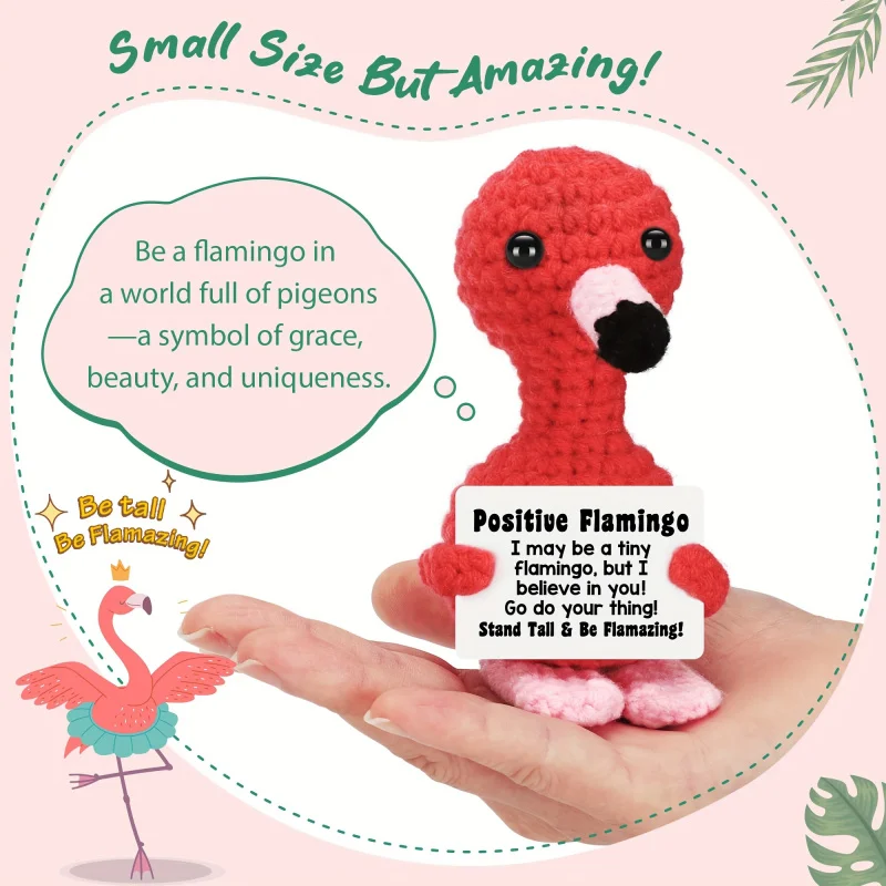 Funny Positive Crochet Dolls,Emotional Support Crochet Funny Gift for Mom, Friend Home Party Office Decor Desk Decoration
Funny Positive Crochet Dolls,Emotional Support Crochet Funny Gift for Mom, Friend Home Party Office Decor Desk Decoration
