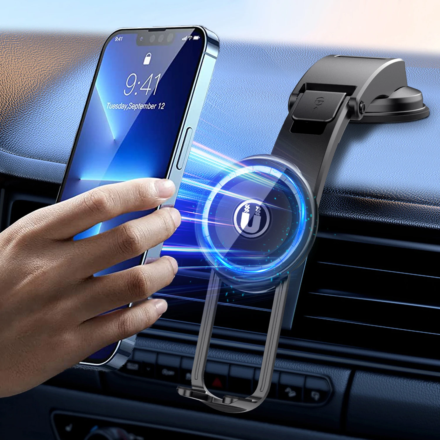 For MagSafe Car Mount Magnetic Car Mobile Cellphone Holder Stand Suction Cup Dashboard Car Phone Brackets for iPhone Samsung
For MagSafe Car Mount Magnetic Car Mobile Cellphone Holder Stand Suction Cup Dashboard Car Phone Brackets for iPhone Samsung