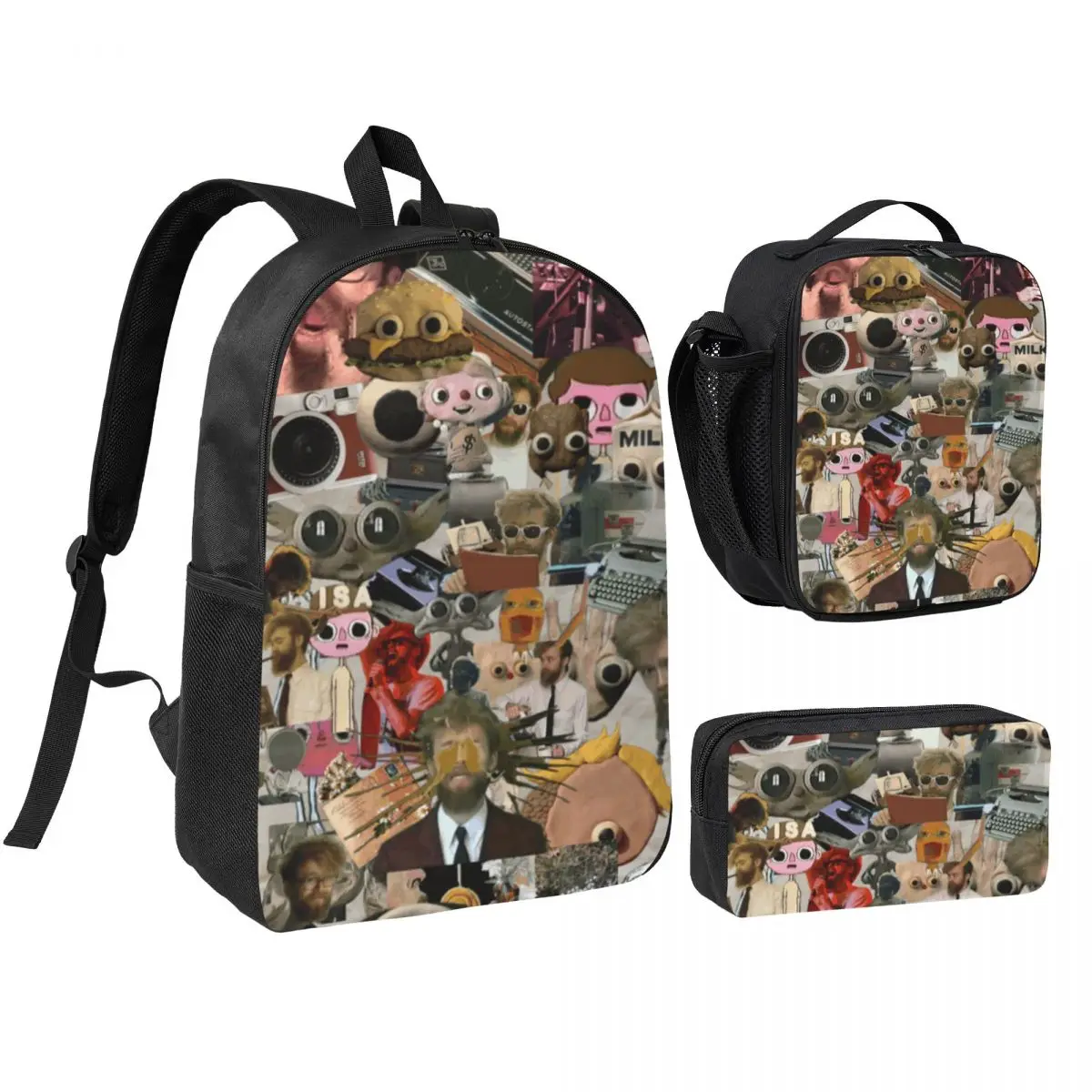 3Pcs Jack Stauber Mix School bags Set for Boy Girl Pencil Boxes Backpack Sets with Lunch Box For School Students Daypack
3Pcs Jack Stauber Mix School bags Set for Boy Girl Pencil Boxes Backpack Sets with Lunch Box For School Students Daypack