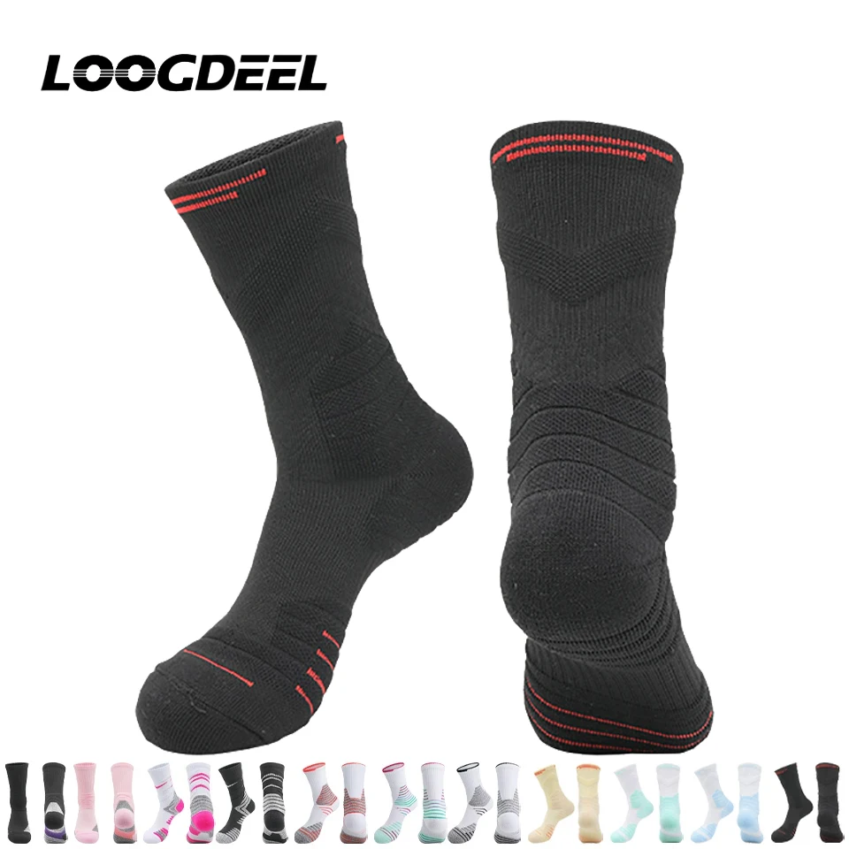 Loogdeel Summer Thin Towel Bottom Anti-Slip Sports Socks Professional Basketball Socks Breathable Lightweight Mid-Calf Socks
Loogdeel Summer Thin Towel Bottom Anti-Slip Sports Socks Professional Basketball Socks Breathable Lightweight Mid-Calf Socks