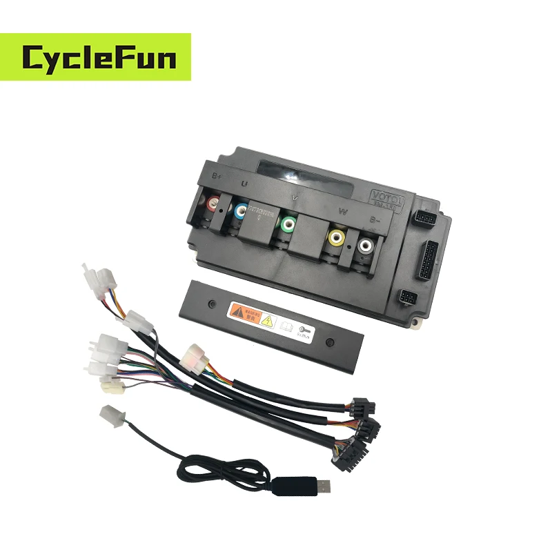 VOTOL EM150S EM-150 275A Boost FOC Sine Wave BLDC Hall Controller For QS 138 3KW 4KW Mid Drive Motor
VOTOL EM150S EM-150 275A Boost FOC Sine Wave BLDC Hall Controller For QS 138 3KW 4KW Mid Drive Motor
