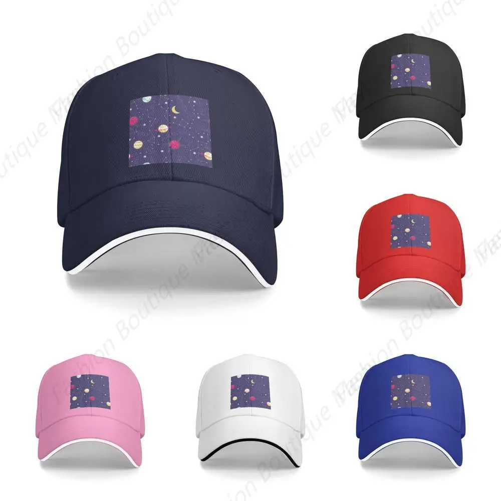 Vintage Universe With Planets And Stars Printing Hat Sandwich Caps Peaked Caps Trucker Hat Men Women Outdoor Sun Visor
Vintage Universe With Planets And Stars Printing Hat Sandwich Caps Peaked Caps Trucker Hat Men Women Outdoor Sun Visor